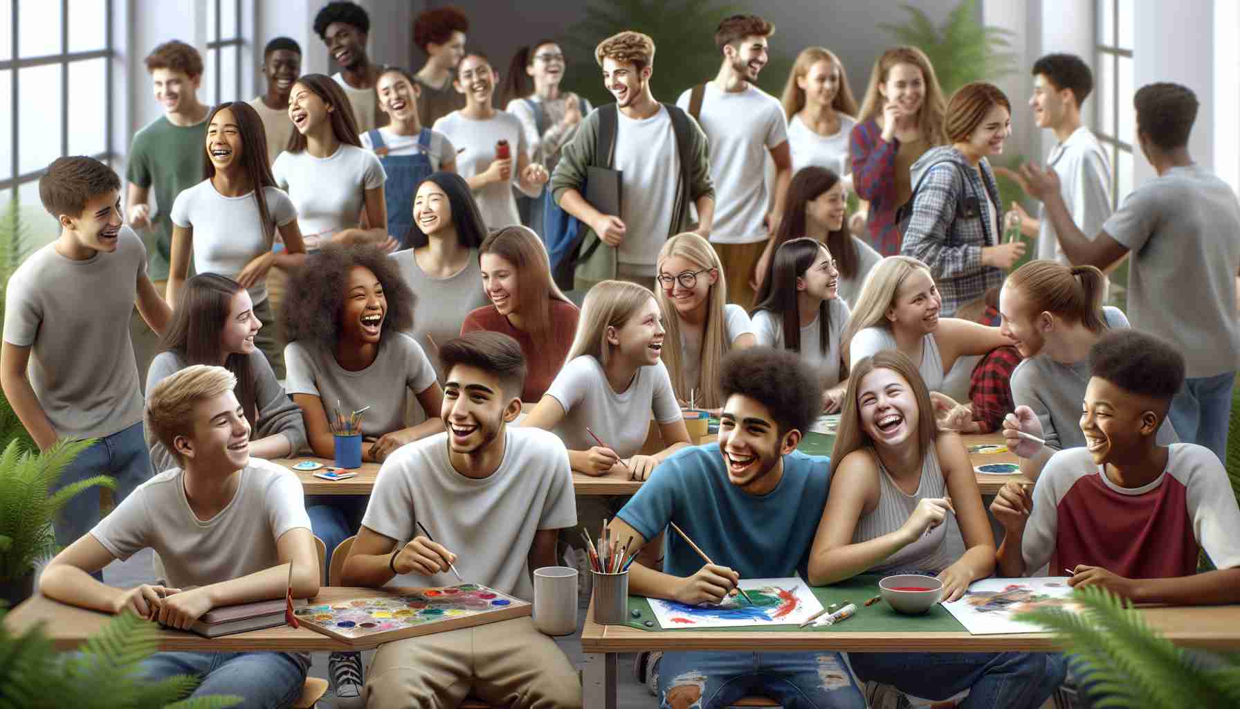 Gli studenti impegnati in attività sociali e eventi con sicurezza e comfort