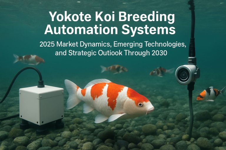 Sistemas de Automação de Criação de Koi Yokote: Dinâmicas de Mercado de 2025, Tecnologias Emergentes e Perspectivas Estratégicas Até 2030